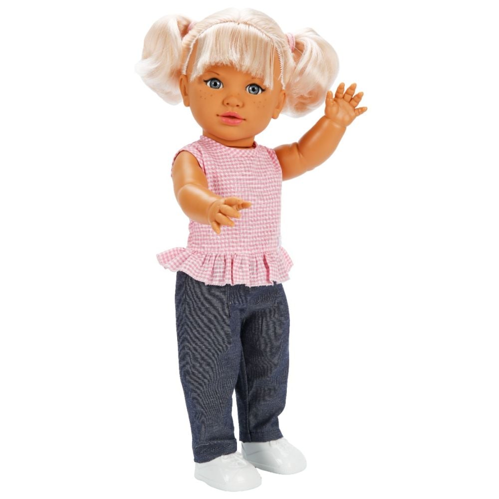 Кукла Dollz And More, Тина в ежедневно облекло, Розова, 45 см