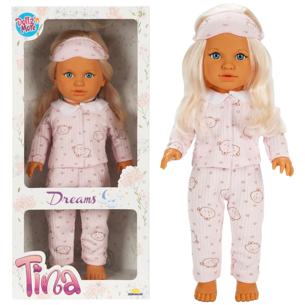 Кукла Dollz And More, Tina Dreams, Розова, 45 см