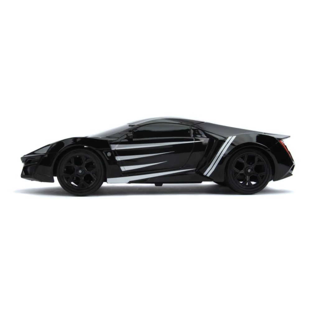 Кола с дистанционно, Jada, Marvel Avengers, Black Panther, Lykan Hypersport, 1:16