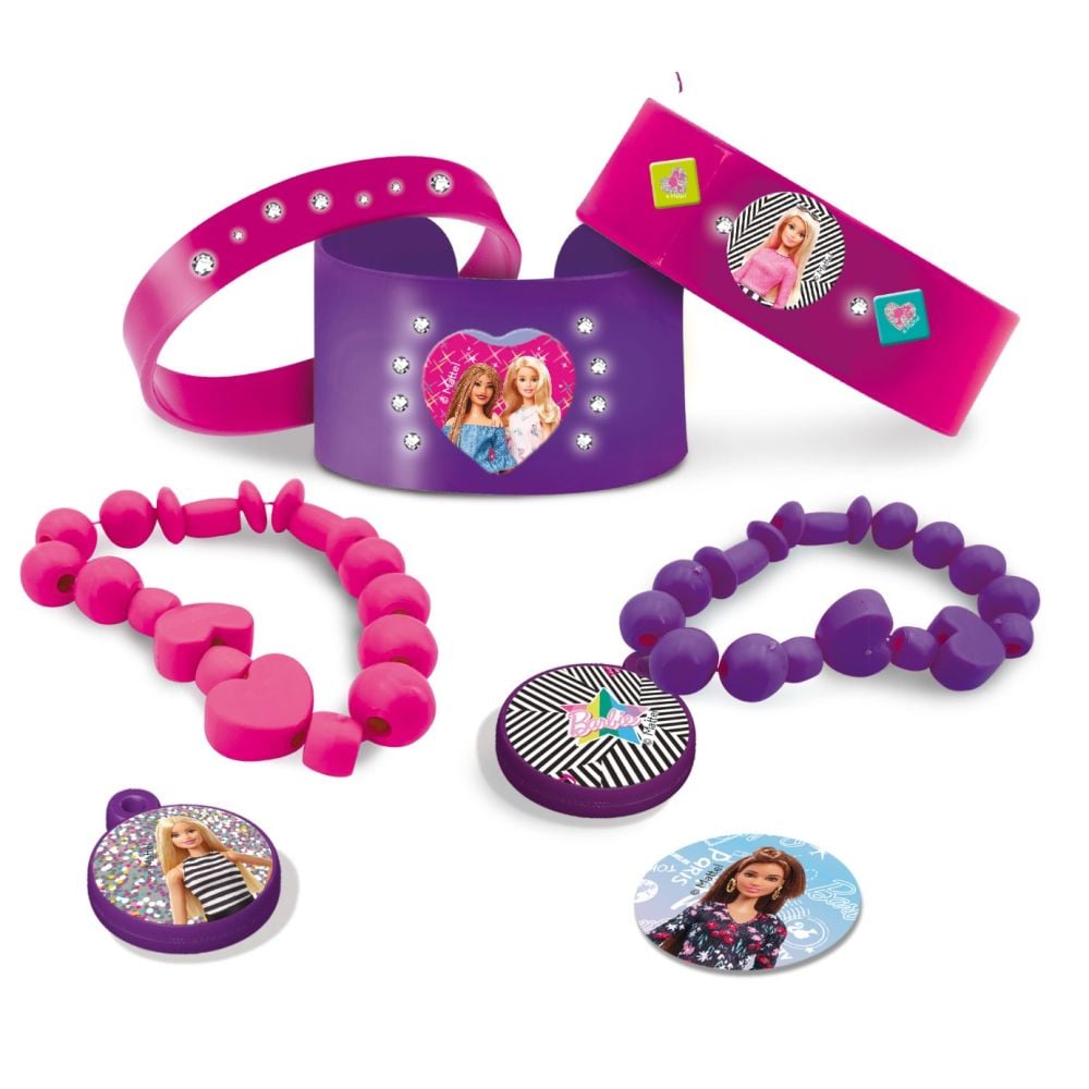 Комплект за създаване на бижута Barbie, Lisciani, 1000 Бижута