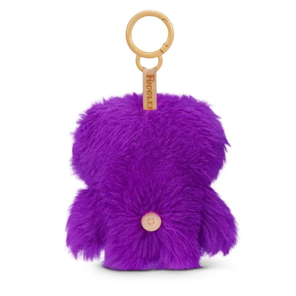 Мини плюшен ключодържател, Fuggler, Annoyed Alien, Purple, S6, 12 см