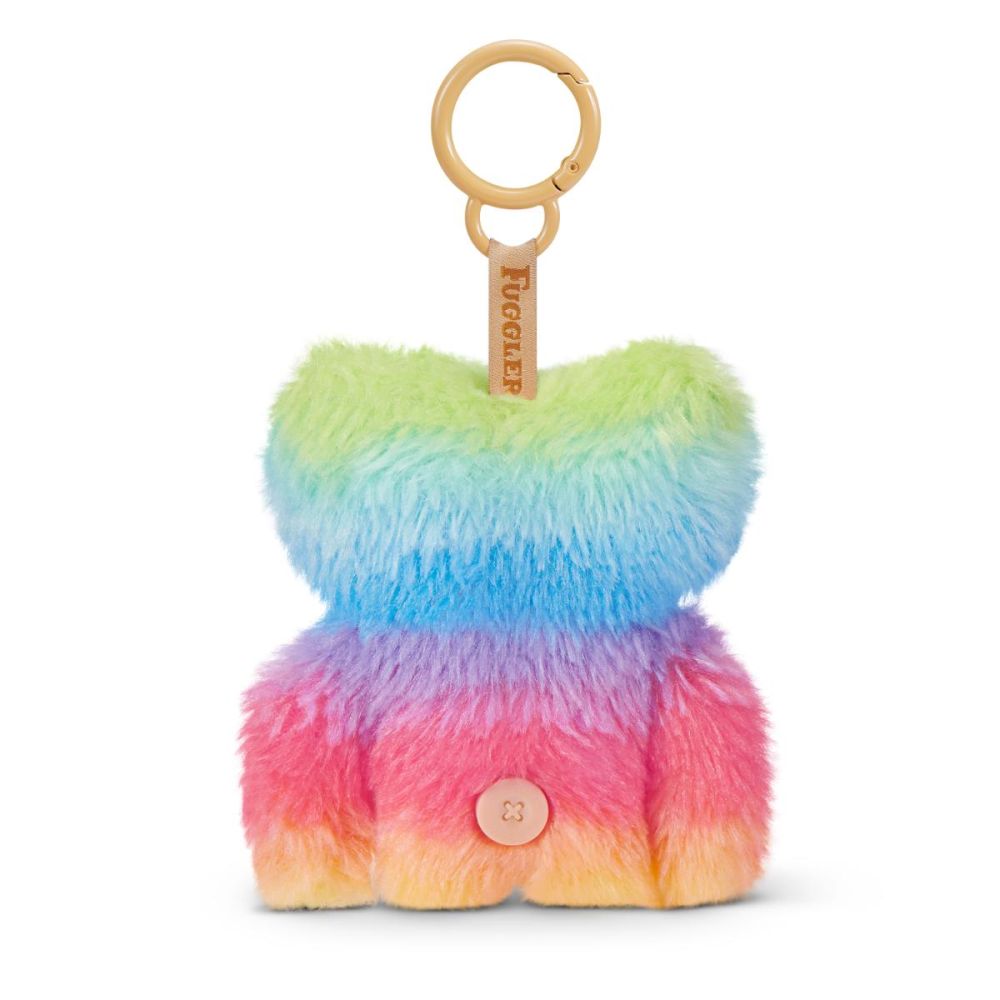 Мини плюшен ключодържател, Fuggler, Squidge Pastel, S6, 12 см