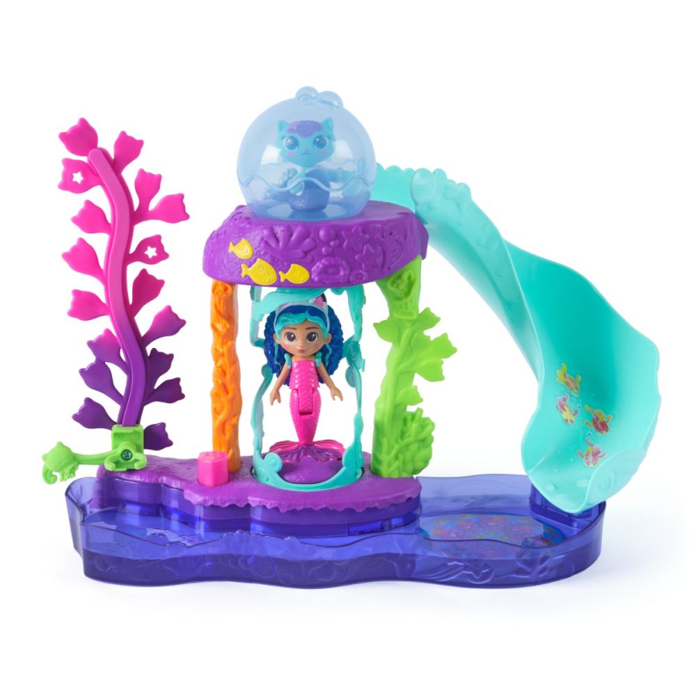 Комплект за игра с фигурки, Gabbys Dollhouse, Mer-Cats Colorful Kitty Aquarium, 6074401