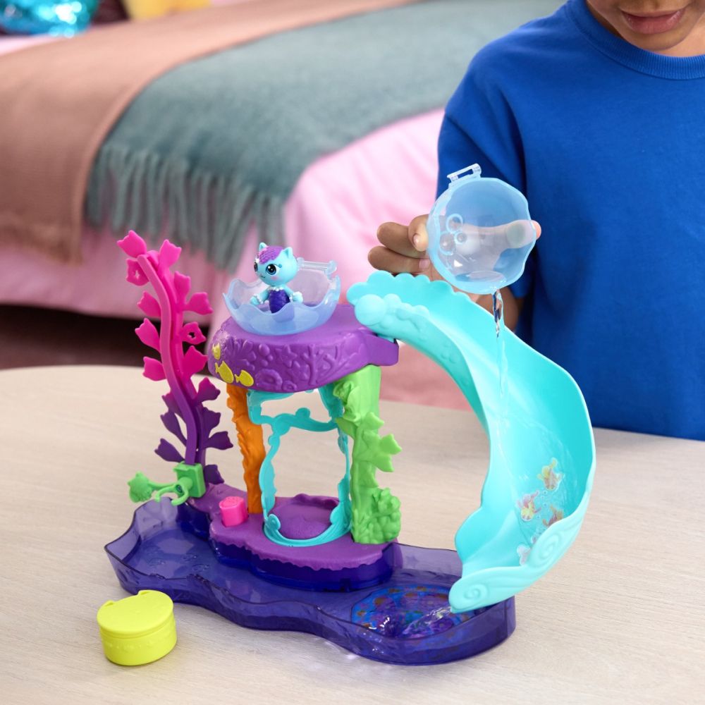 Комплект за игра с фигурки, Gabbys Dollhouse, Mer-Cats Colorful Kitty Aquarium, 6074401