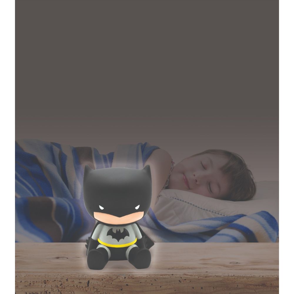 Нощна лампа с LED светлини, Lexibook, Batman 3D