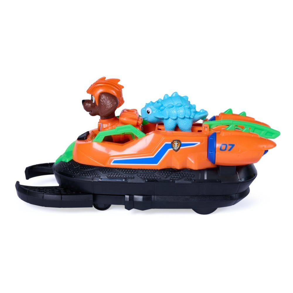 Спасително превозно средство с фигурка, Paw Patrol, Dino Rescue Hovercraft, Zuma, 6075773