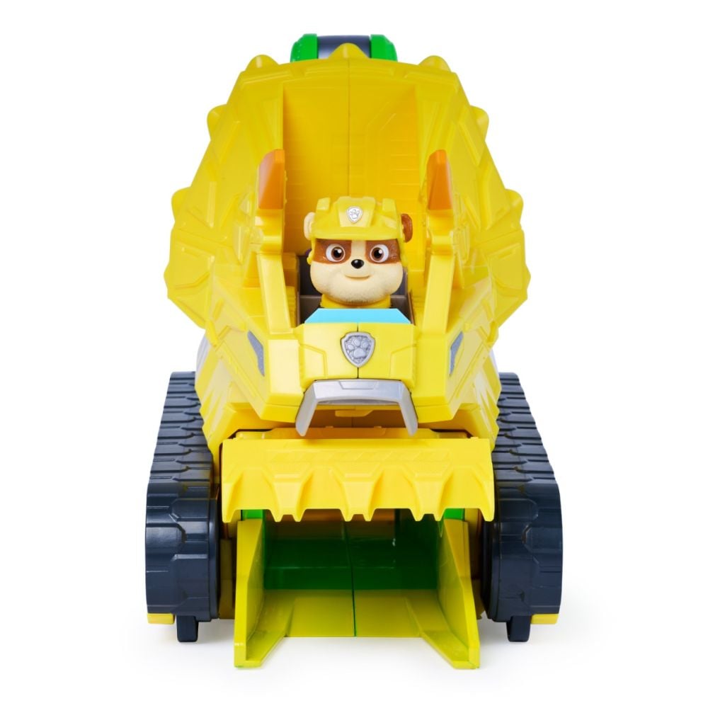 Превозно средство с фигурки, Paw Patrol the Dino Movie, Chomp and Rescue Bulldozer, 6075978