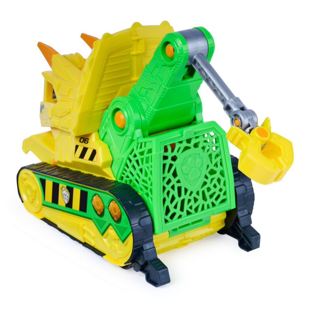 Превозно средство с фигурки, Paw Patrol the Dino Movie, Chomp and Rescue Bulldozer, 6075978