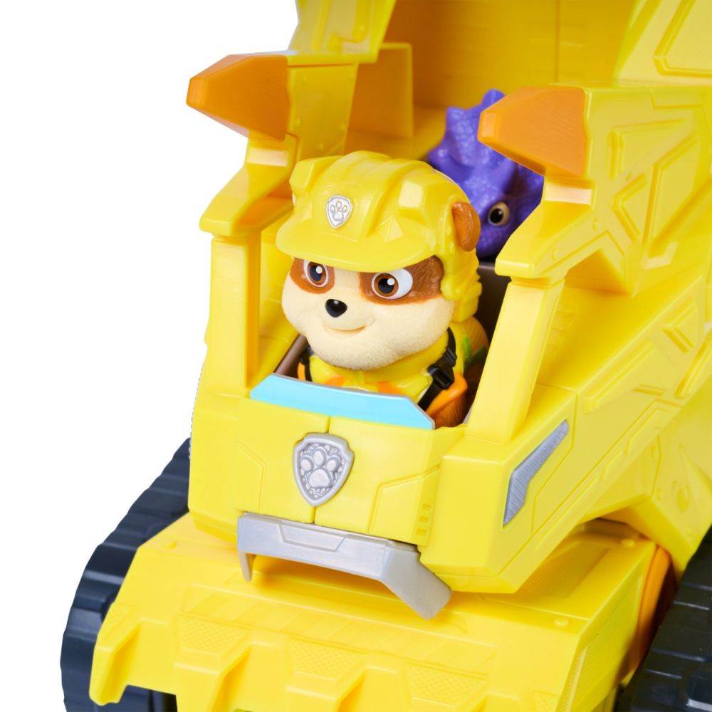 Превозно средство с фигурки, Paw Patrol the Dino Movie, Chomp and Rescue Bulldozer, 6075978