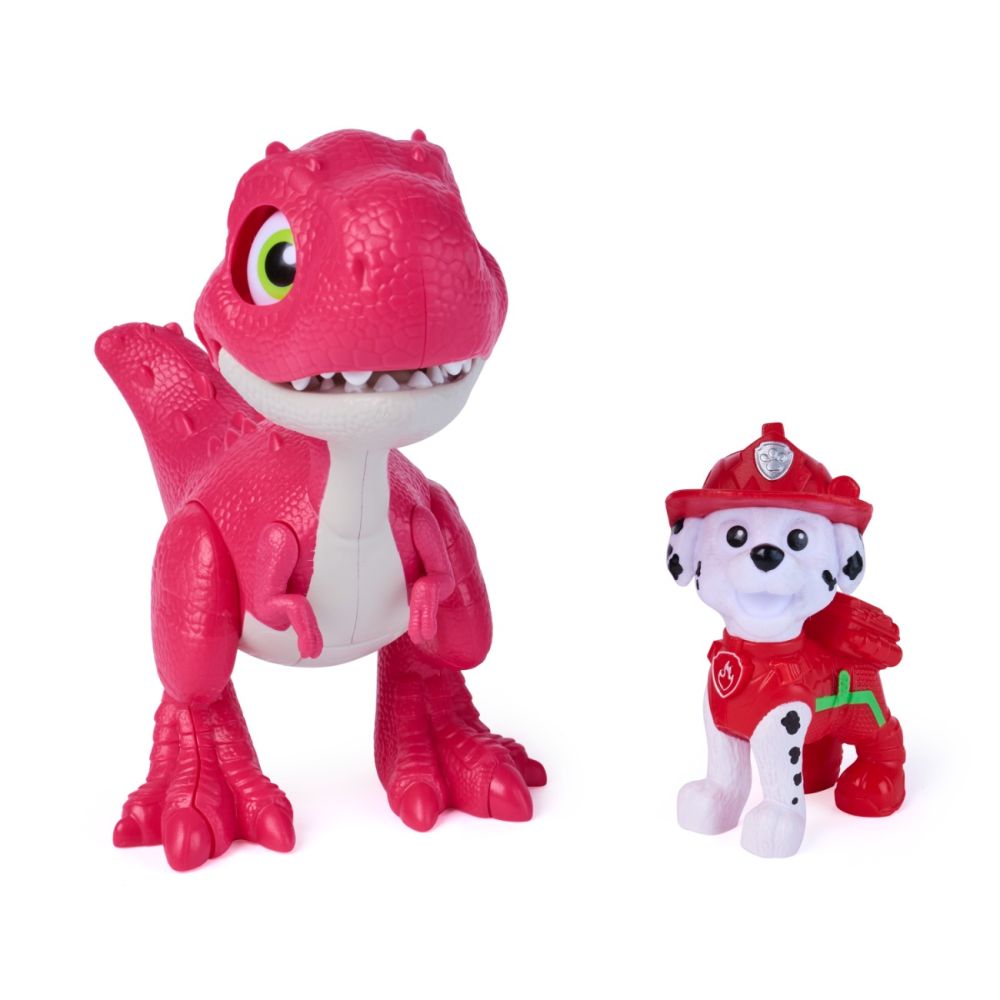 Комплект динозавър с фигурка, Paw Patrol, Roaring Pup Pals, Marshall, 20158882
