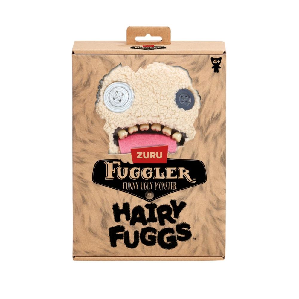 Плюшена играчка, Fuggler, Hairy Fuggs, Oogah Boogah Balding, Gray, S1, 22 см