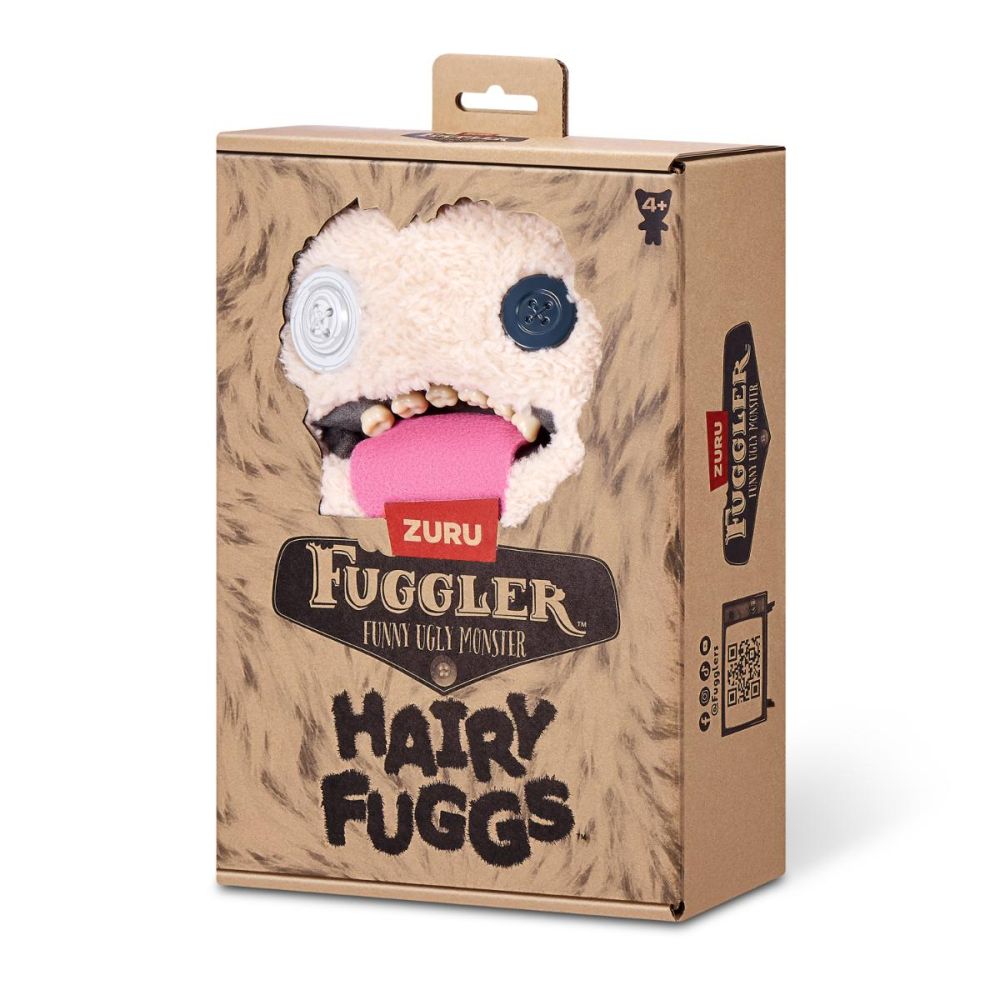 Плюшена играчка, Fuggler, Hairy Fuggs, Oogah Boogah Balding, Gray, S1, 22 см