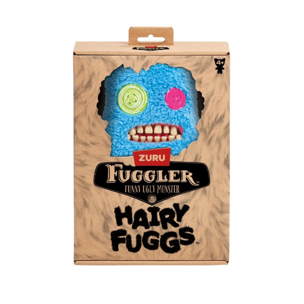 Плюшена играчка, Fuggler, Hairy Fuggs, Sasquoosh Tuft, Blue, S1, 22 см