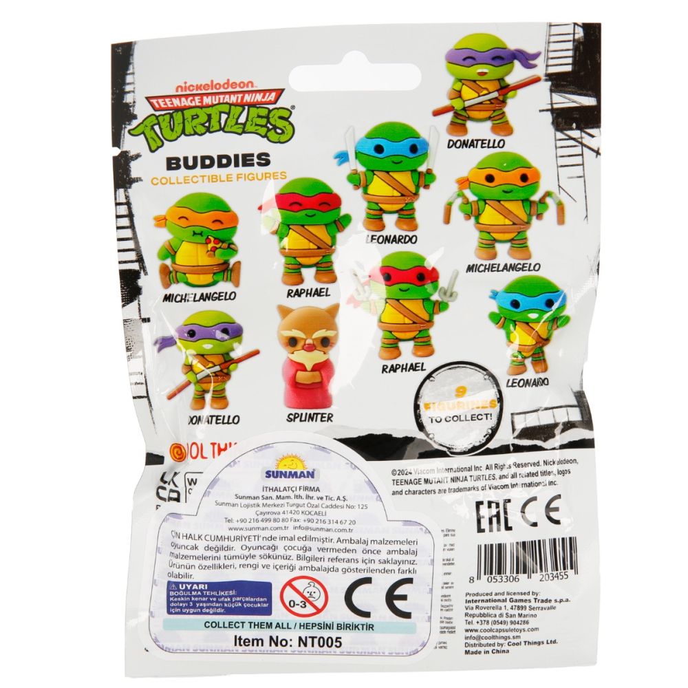 Фигурка изненада 3D, Cool Things, Teenage Mutant Ninja Turtles Buddies