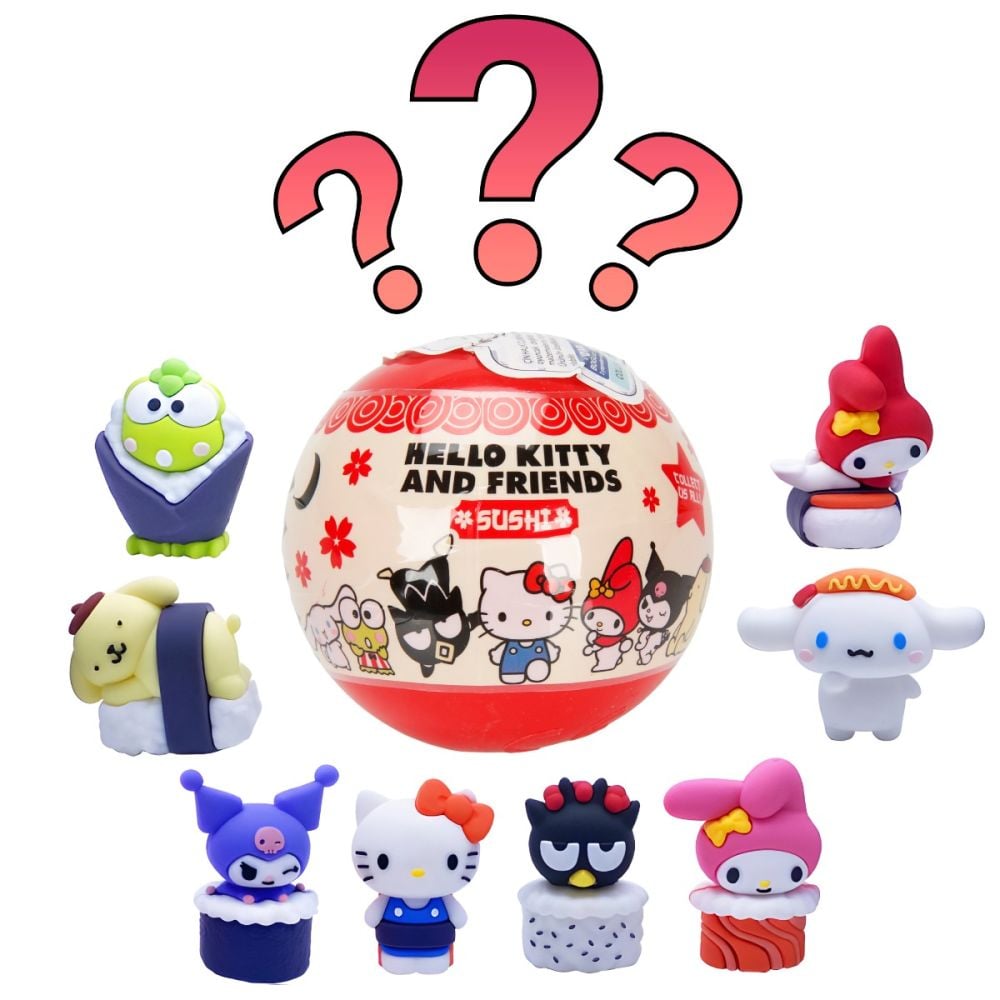 Фигурка изненада 3D, Cool Things, Hello Kitty and Friends Sushi