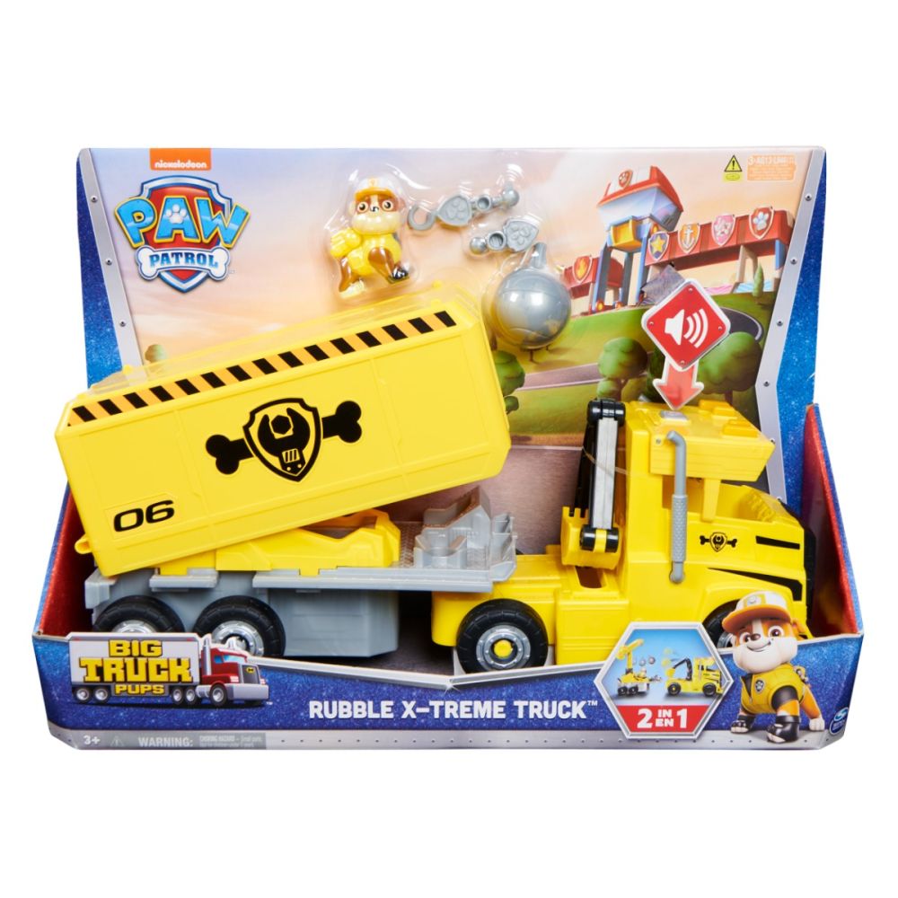 Комплект за игра, камион с багер и фигурка Paw Patrol