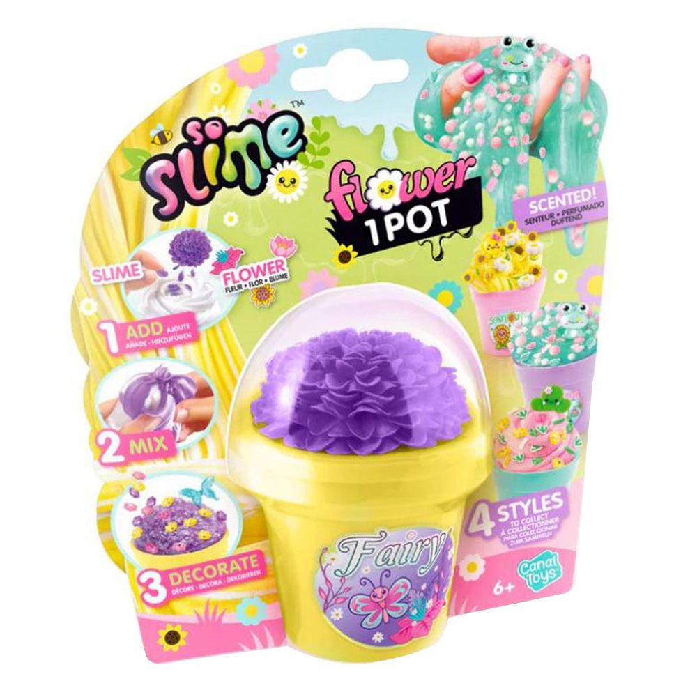 Комплект за създаване на слайм, So Slime DIY, Flower 1 Pot