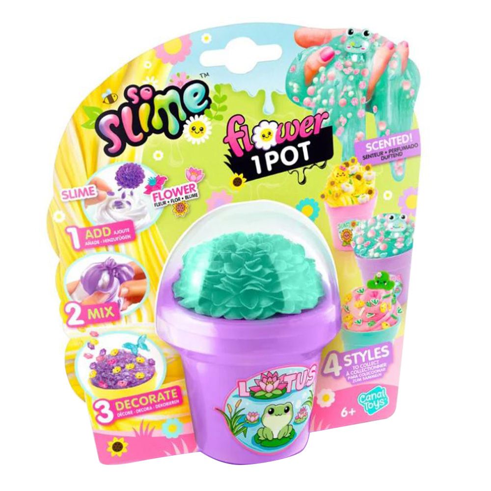 Комплект за създаване на слайм, So Slime DIY, Flower 1 Pot