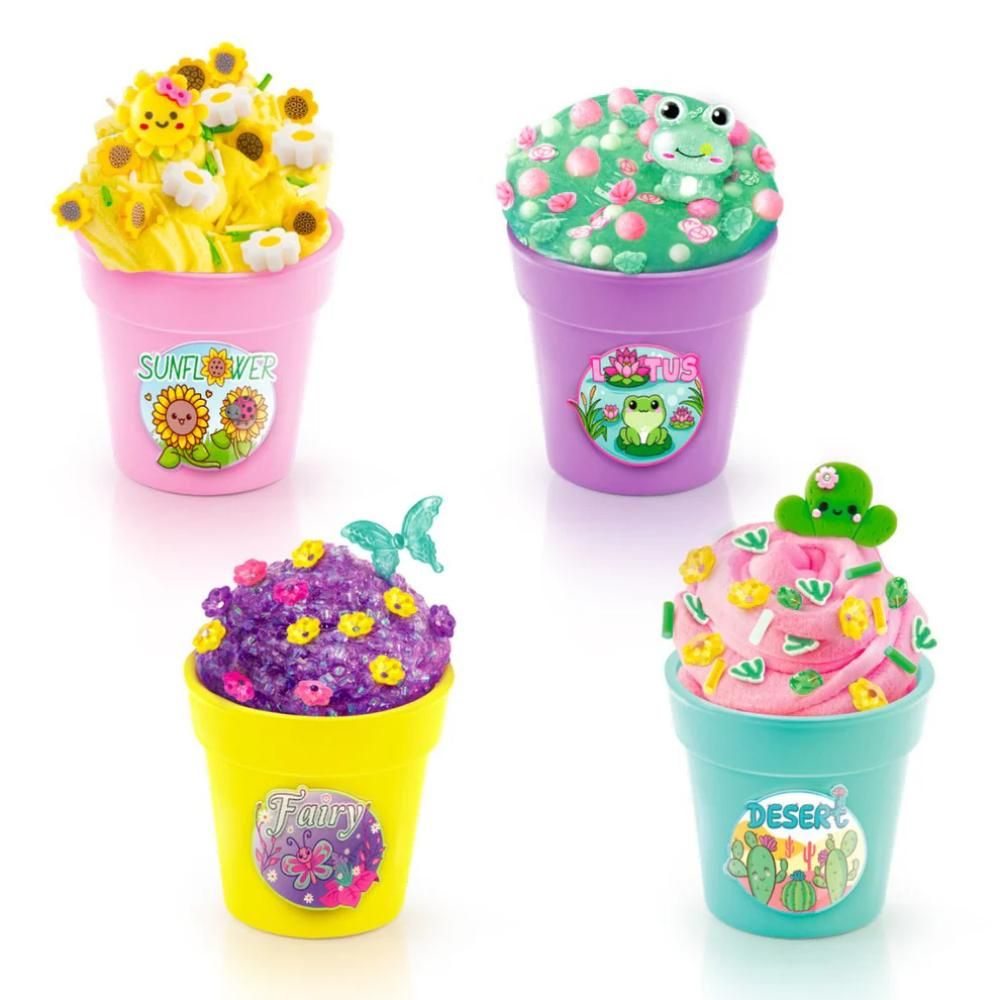 Комплект за създаване на слайм, So Slime DIY, Flower 1 Pot