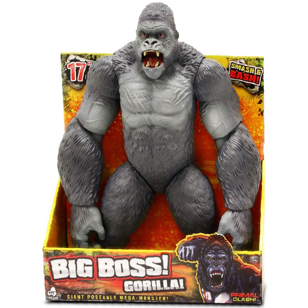 Подвижна фигура, гигантска горила, Lanard Toys, Primal Clash, 42 см