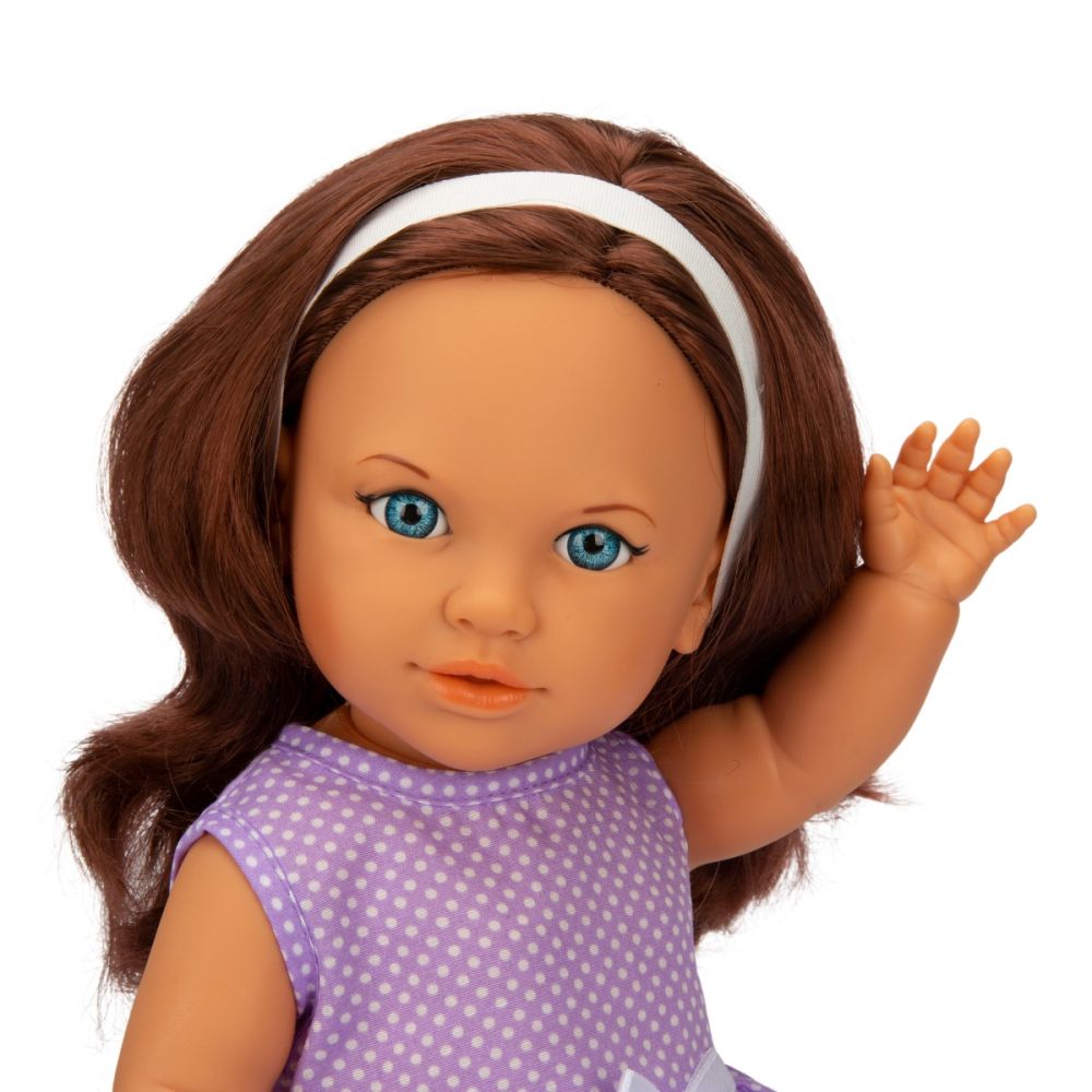 Кукла Тина в парти тоалет, Dollz And More, С виолетова рокля, 45см