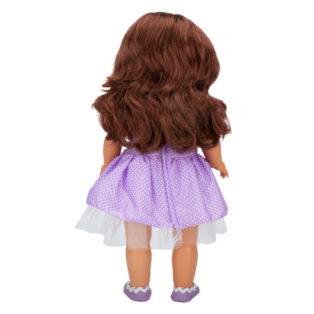 Кукла Тина в парти тоалет, Dollz And More, С виолетова рокля, 45см