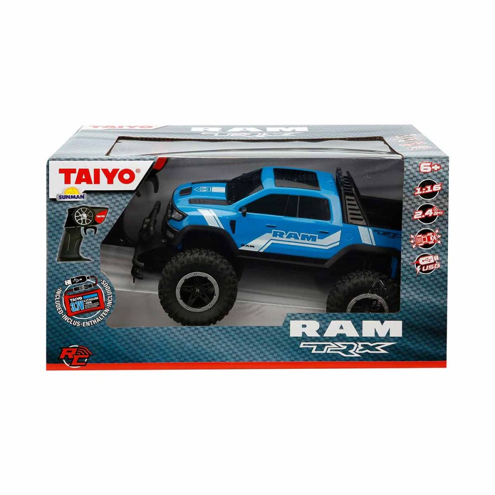 Офроуд количка с дистанционно управление, Taiyo, RAM TRX, 1:16