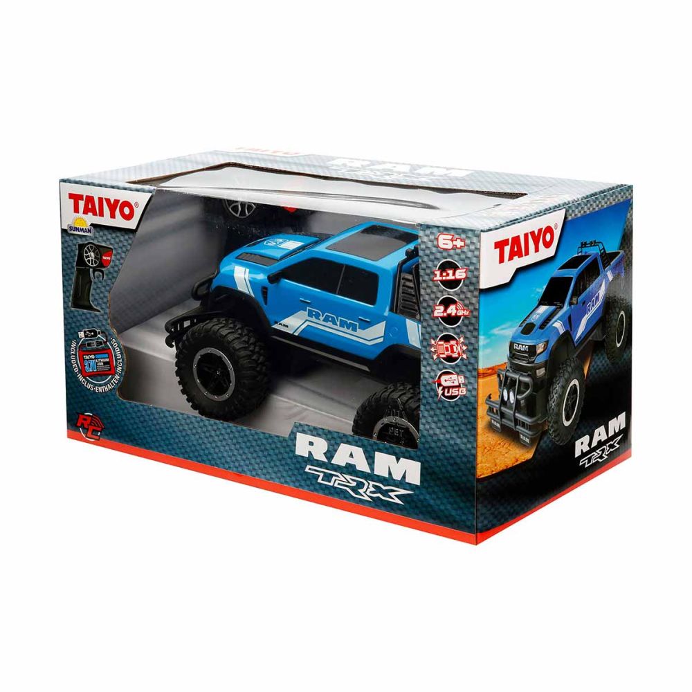 Офроуд количка с дистанционно управление, Taiyo, RAM TRX, 1:16