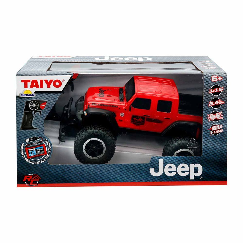 Офроуд количка с дистанционно управление, Taiyo, Jeep Gladiator HR, 1:16