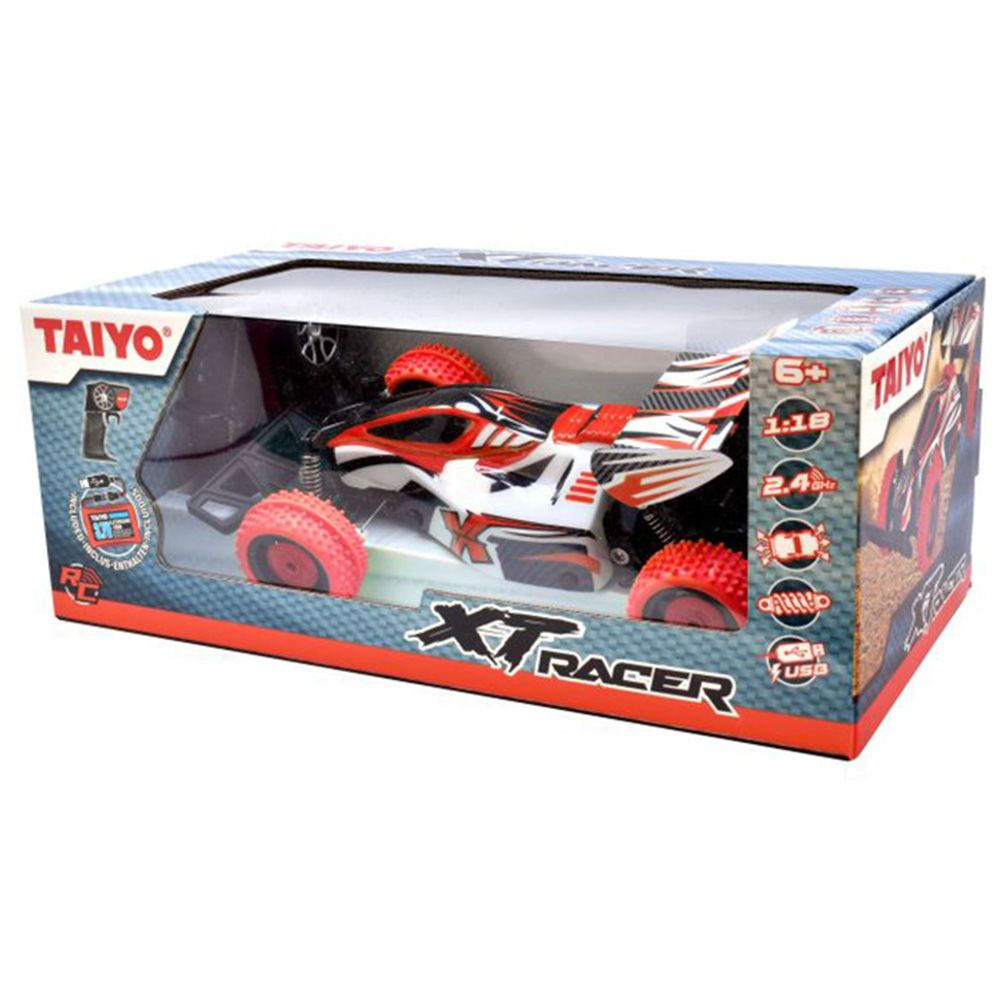 Количка с дистанционно управление, Taiyo, XT Racer, Червена, 1:18