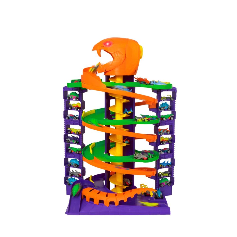 Комплект за игра с количка, Teamsterz Beast Machines, Cobra Carnage, 70 см