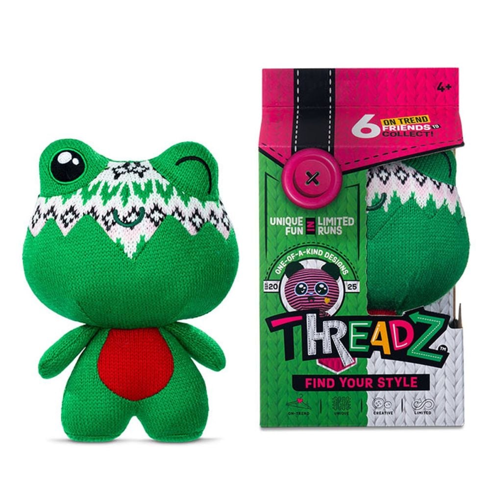 Плюшена играчка, Threadz, Find Your Style, Frog