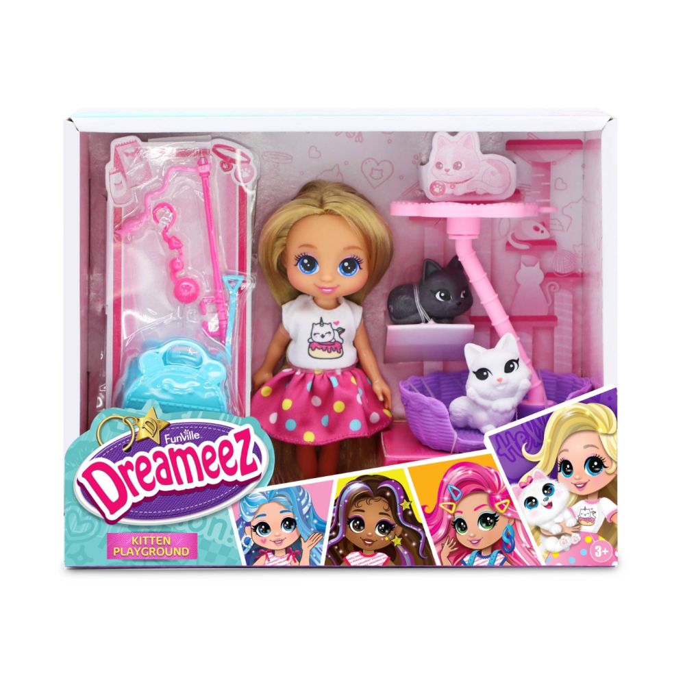 Кукла с аксесоари, Dreameez, Kitten Playground