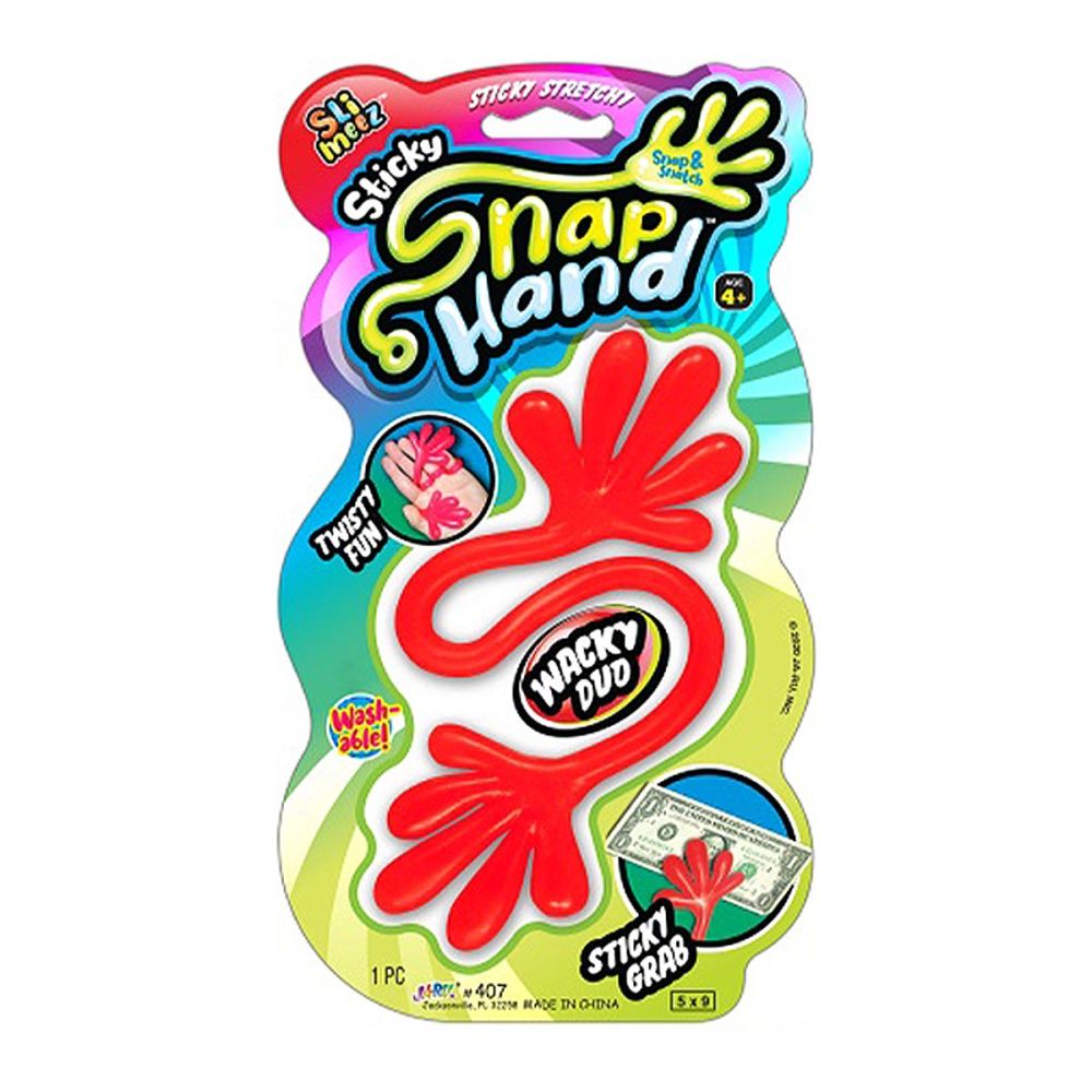 Интерактивна играчка Jaru, Sticky Snap Hand, Wacky Duo, Многоцветна