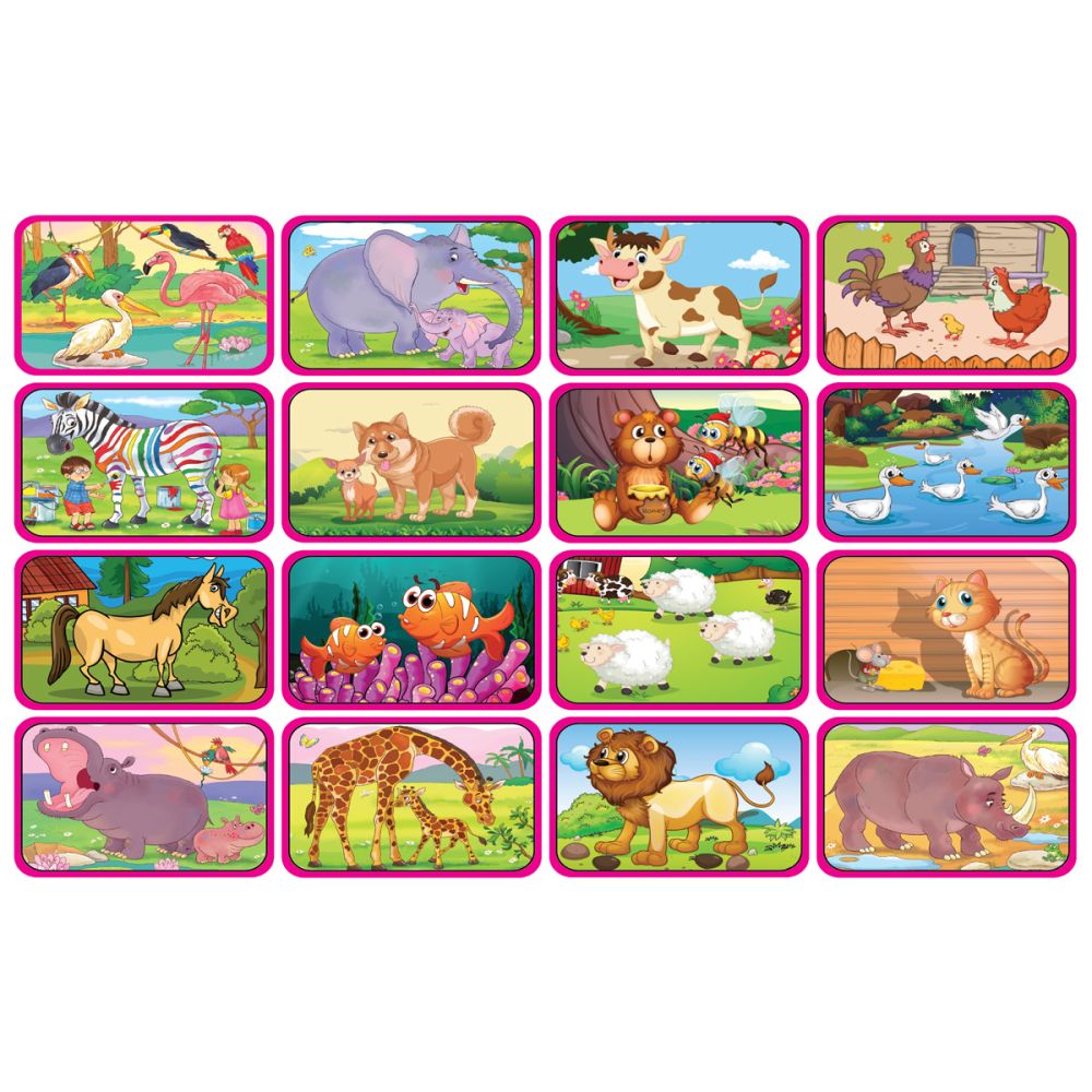 Образователна игра, Smile Games, Първи животни, 40 части