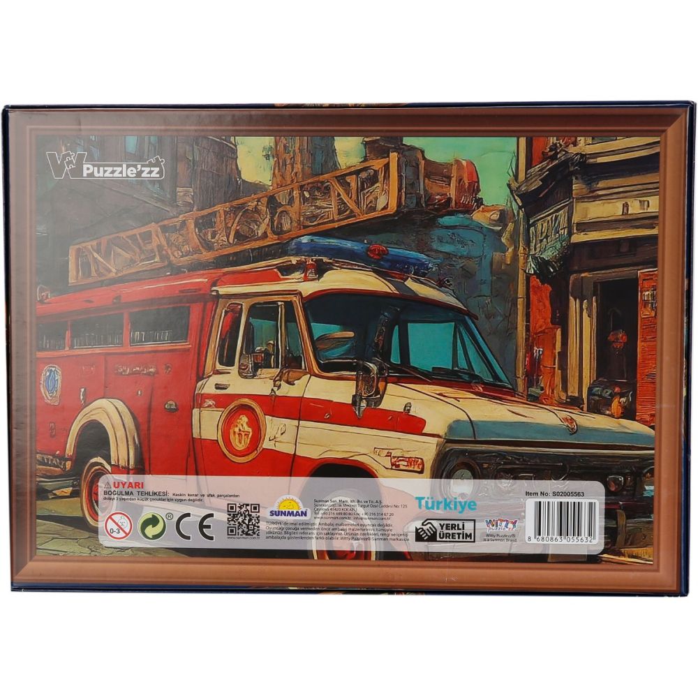Пъзел Witty Puzzlezz, Пожарна кола, 250 части