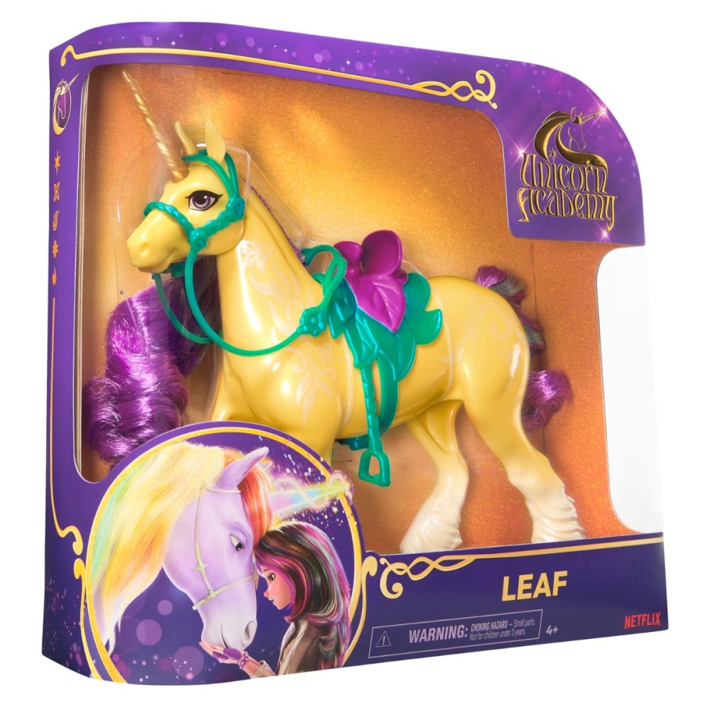 Фигурка еднорог с аксесоари, Unicorn Academy, Leaf, 20148950