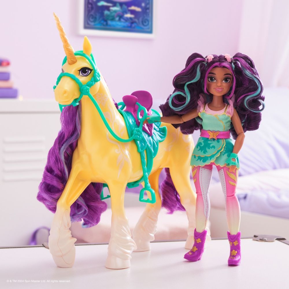 Фигурка еднорог с аксесоари, Unicorn Academy, Leaf, 20148950