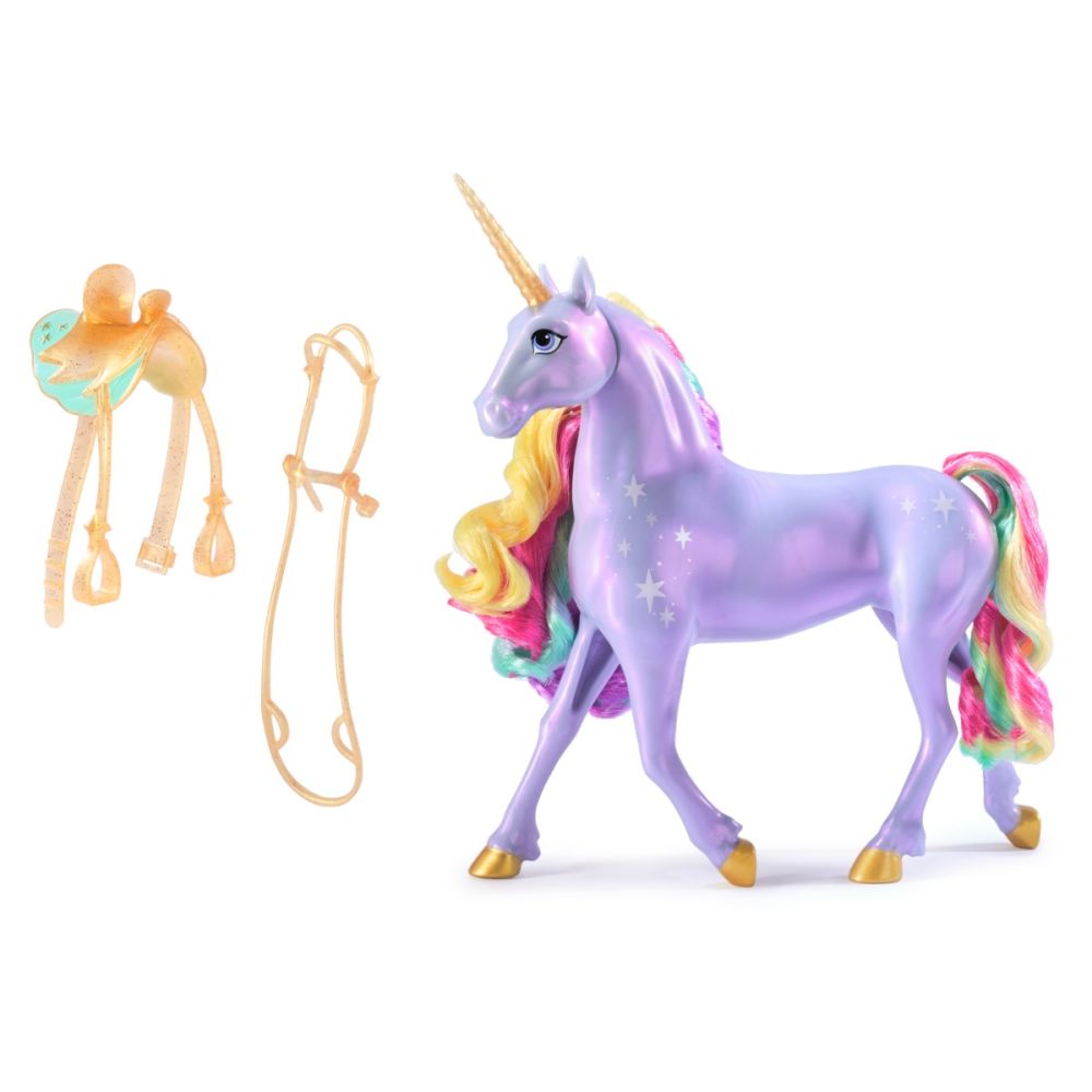 Фигурка еднорог със светлини в цветовете на дъгата, Unicorn Academy, 6071157