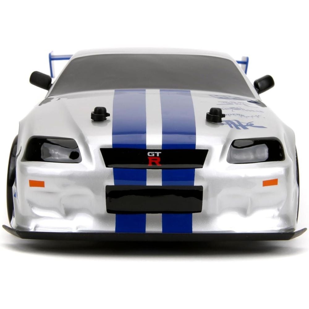 Количка с дистанционно, Jada, Fast And Furious, Nissan Skyline, 1:10