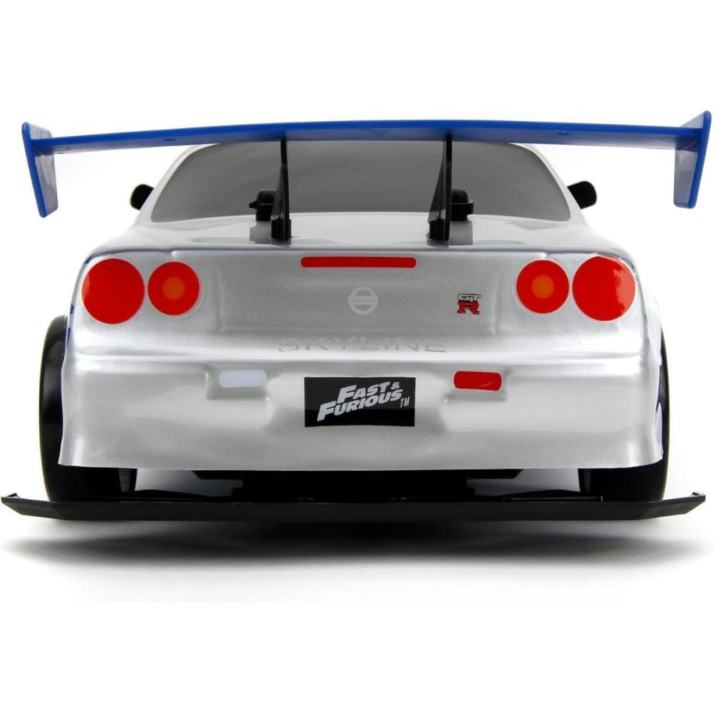 Количка с дистанционно, Jada, Fast And Furious, Nissan Skyline, 1:10