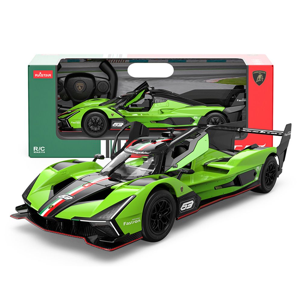 Количка с дистанционно управление, Rastar, Lamborghini SC 63, 1:14