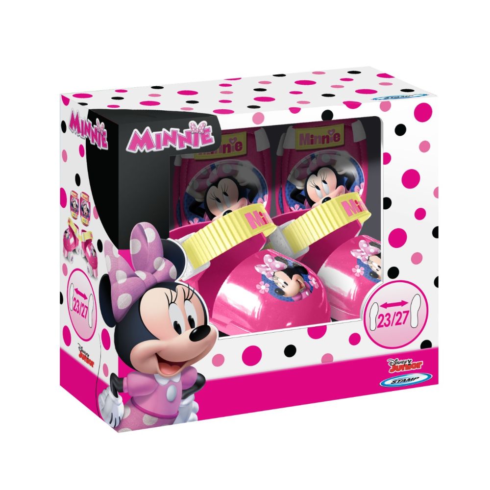 Комплект ролкови кънки и аксесоари за защита Disney Minnie, Размер 23-27