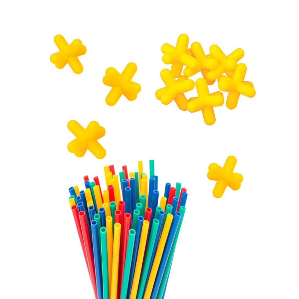 Комплект за игра с пръчки, Dede, Super Bamboo Sticks, 300 части