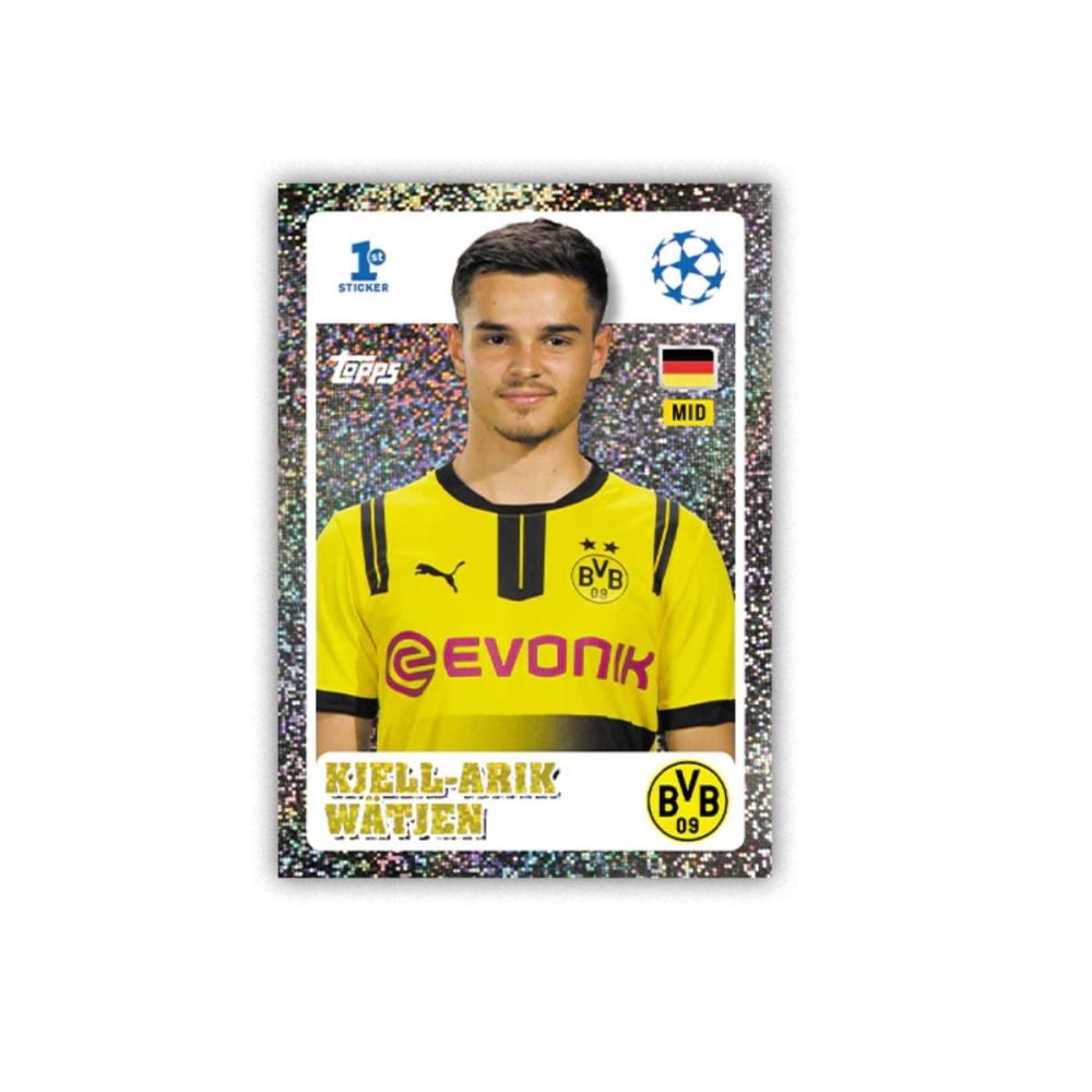 Комплект 6 стикера, Topps, Champions League 2024-2025