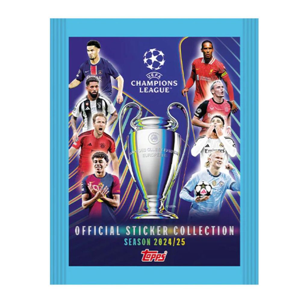 Комплект стикери, Topps, Champions League 2024-2025, Mega Multipack