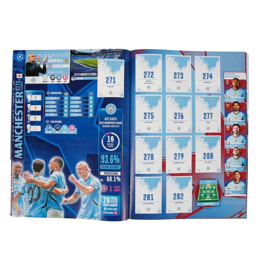 Комплект албум и стикери, Topps, Champions League 2024-2025, Starter Pack