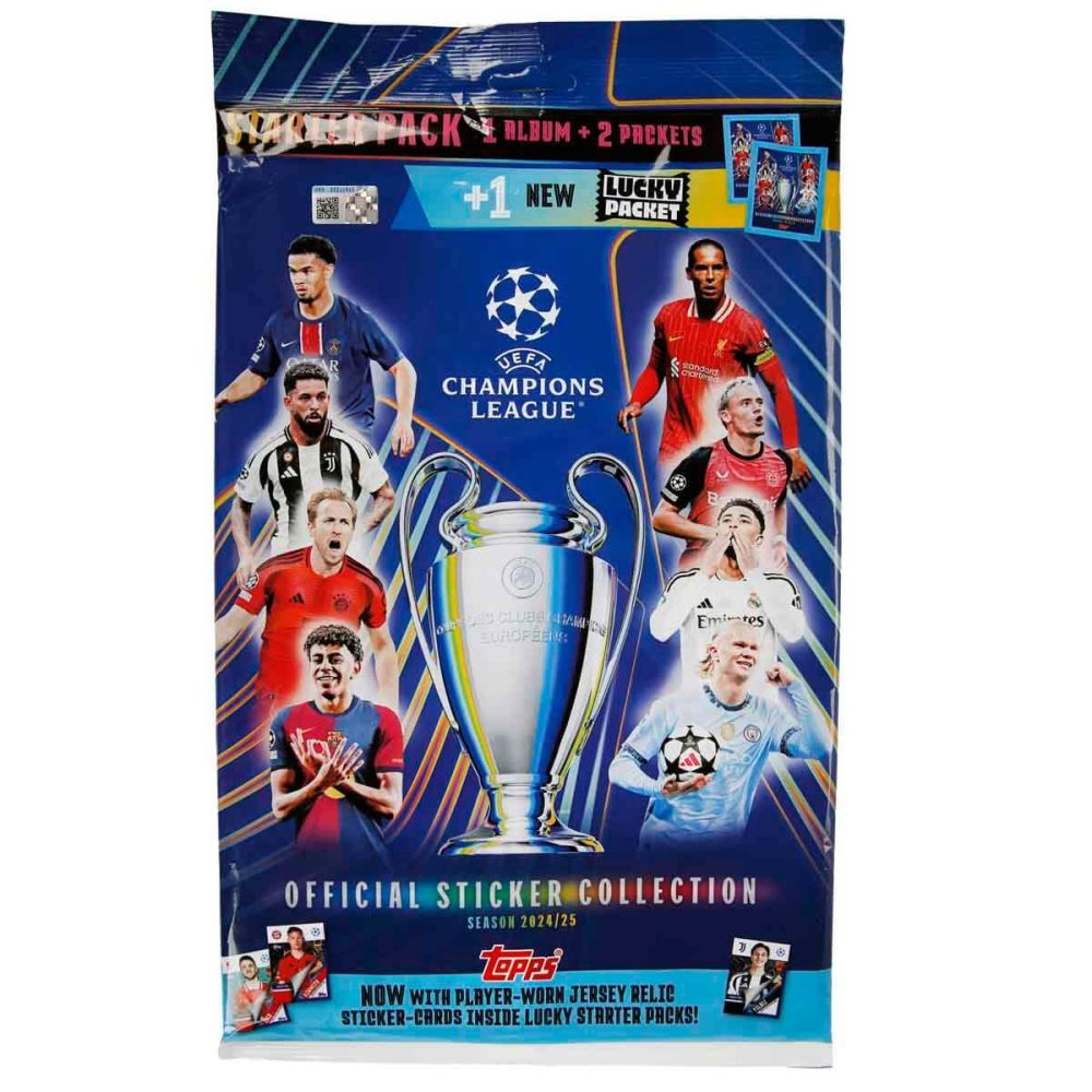 Комплект албум и стикери, Topps, Champions League 2024-2025, Starter Pack