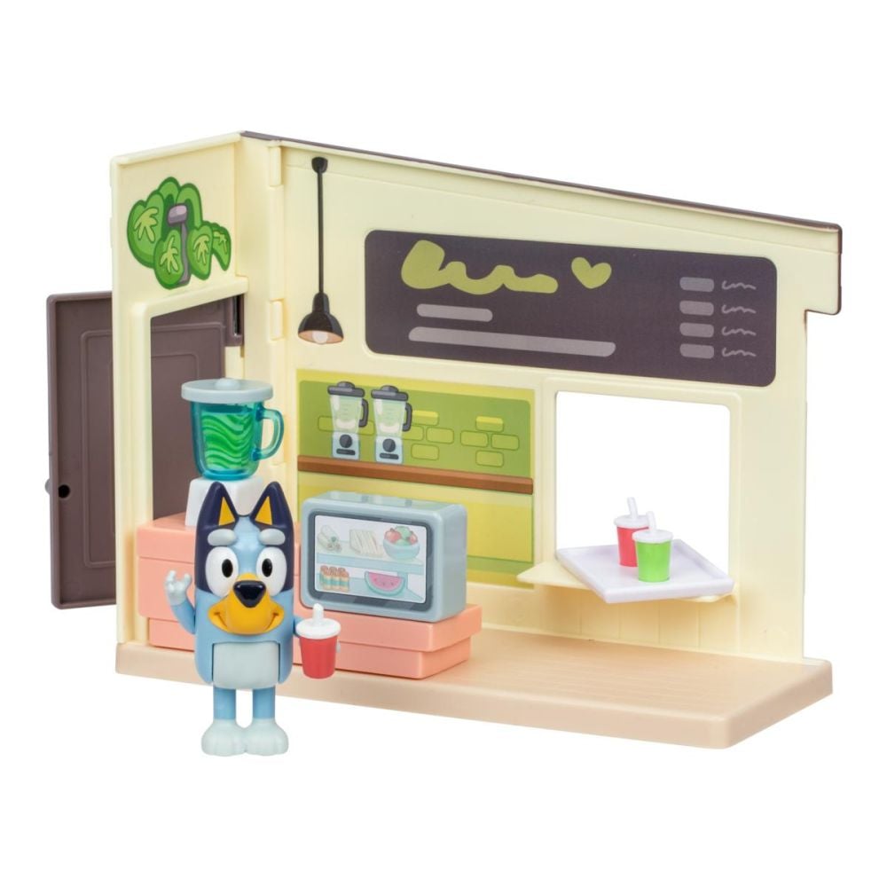 Комплект за игра с фигурка, Bluey, Juice Bar