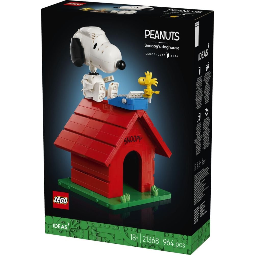 LEGO® Ideas - Фъстъчета: Колибката на Снупи (21368)